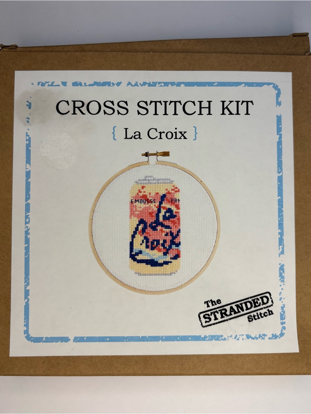 The Stranded Stitch La Croix Pamplemousse Cross Stitch Kit Unused Complete